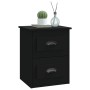 Mesita de noche de pared negra 41,5x36x53 cm de vidaXL, Mesitas de noche - Ref: Foro24-816394, Precio: 47,73 €, Descuento: %