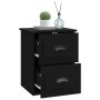 Schwarzer Wand-Nachttisch 41,5x36x53 cm von vidaXL, Nachttische - Ref: Foro24-816394, Preis: 47,78 €, Rabatt: %
