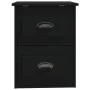 Black wall bedside table 41.5x36x53 cm by vidaXL, Nightstands - Ref: Foro24-816394, Price: 47,24 €, Discount: %