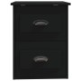 Mesita de noche de pared negra 41,5x36x53 cm de vidaXL, Mesitas de noche - Ref: Foro24-816394, Precio: 47,73 €, Descuento: %
