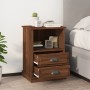 Nachttische 2 Einheiten, braune Eiche, 43 x 36 x 60 cm von vidaXL, Nachttische - Ref: Foro24-816343, Preis: 95,12 €, Rabatt: %