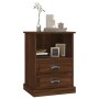 Nachttische 2 Einheiten, braune Eiche, 43 x 36 x 60 cm von vidaXL, Nachttische - Ref: Foro24-816343, Preis: 95,12 €, Rabatt: %