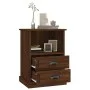 Nightstands 2 units brown oak color 43x36x60 cm by vidaXL, Nightstands - Ref: Foro24-816343, Price: 93,81 €, Discount: %