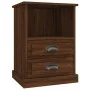 Mesitas de noche 2 unidades color roble marrón 43x36x60 cm de vidaXL, Mesitas de noche - Ref: Foro24-816343, Precio: 93,94 €,...