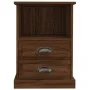 Mesitas de noche 2 unidades color roble marrón 43x36x60 cm de vidaXL, Mesitas de noche - Ref: Foro24-816343, Precio: 93,94 €,...