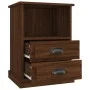 Mesitas de noche 2 unidades color roble marrón 43x36x60 cm de vidaXL, Mesitas de noche - Ref: Foro24-816343, Precio: 93,94 €,...