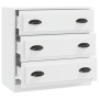 Aparador de madera contrachapada blanco 70x35,5x67,5 cm de vidaXL, Aparadores - Ref: Foro24-816224, Precio: 101,99 €, Descuen...