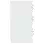 Aparador de madera contrachapada blanco 70x35,5x67,5 cm de vidaXL, Aparadores - Ref: Foro24-816224, Precio: 101,99 €, Descuen...