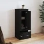 Tall black plywood sideboard 36x35.5x103.5 cm by vidaXL, Sideboards - Ref: Foro24-816305, Price: 68,53 €, Discount: %