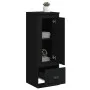 Tall black plywood sideboard 36x35.5x103.5 cm by vidaXL, Sideboards - Ref: Foro24-816305, Price: 68,53 €, Discount: %