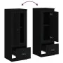 Tall black plywood sideboard 36x35.5x103.5 cm by vidaXL, Sideboards - Ref: Foro24-816305, Price: 68,53 €, Discount: %