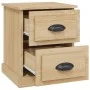 Nachttische 2 Stück Sonoma-Eichensperrholz 39x39x47,5 cm von vidaXL, Nachttische - Ref: Foro24-816151, Preis: 80,47 €, Rabatt: %
