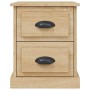 Nachttische 2 Stück Sonoma-Eichensperrholz 39x39x47,5 cm von vidaXL, Nachttische - Ref: Foro24-816151, Preis: 81,40 €, Rabatt: %