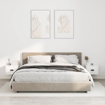 Wand-Nachttische 2 Stück weiß 41,5x36x28 cm von vidaXL, Nachttische - Ref: Foro24-816377, Preis: 55,85 €, Rabatt: %