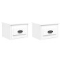 Wand-Nachttische 2 Stück weiß 41,5x36x28 cm von vidaXL, Nachttische - Ref: Foro24-816377, Preis: 55,85 €, Rabatt: %