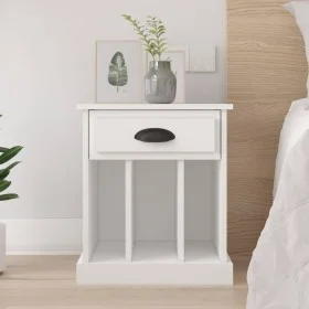 White nightstand 43x36x50 cm by vidaXL, Nightstands - Ref: Foro24-816344, Price: 41,32 €, Discount: %