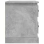 Mesita de noche madera contrachapada gris hormigón 39x39x47,5cm de vidaXL, Mesitas de noche - Ref: Foro24-816152, Precio: 43,...