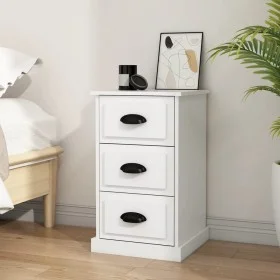Weißer Nachttisch aus Sperrholz, 39 x 39 x 67 cm von vidaXL, Nachttische - Ref: Foro24-816160, Preis: 79,07 €, Rabatt: %