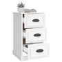 Mesita de noche madera contrachapada blanca 39x39x67 cm de vidaXL, Mesitas de noche - Ref: Foro24-816160, Precio: 78,93 €, De...