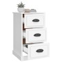 Weißer Nachttisch aus Sperrholz, 39 x 39 x 67 cm von vidaXL, Nachttische - Ref: Foro24-816160, Preis: 80,32 €, Rabatt: %
