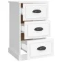 Mesita de noche madera contrachapada blanca 39x39x67 cm de vidaXL, Mesitas de noche - Ref: Foro24-816160, Precio: 78,93 €, De...