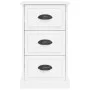 Mesita de noche madera contrachapada blanca 39x39x67 cm de vidaXL, Mesitas de noche - Ref: Foro24-816160, Precio: 78,93 €, De...