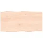 Tischplatte aus massiver Eiche natürliche Kante 80x40x2 cm von vidaXL, Tischplatten - Ref: Foro24-363872, Preis: 50,83 €, Rab...