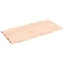 Solid oak wood table top with natural edge 80x40x2 cm by vidaXL, Table tops - Ref: Foro24-363872, Price: 50,83 €, Discount: %