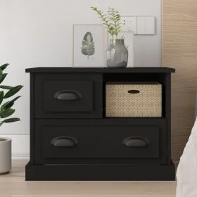 Black nightstand 60x39x45 cm by vidaXL, Nightstands - Ref: Foro24-816361, Price: 58,36 €, Discount: %