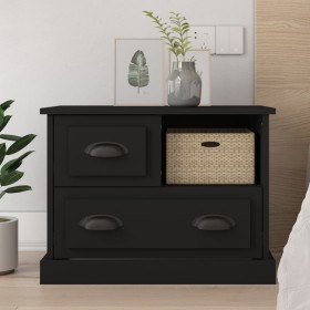 Mesita de noche negra 60x39x45 cm de vidaXL, Mesitas de noche - Ref: Foro24-816361, Precio: 61,61 €, Descuento: %