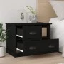 Mesita de noche negra 60x39x45 cm de vidaXL, Mesitas de noche - Ref: Foro24-816361, Precio: 60,96 €, Descuento: %