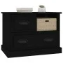 Mesita de noche negra 60x39x45 cm de vidaXL, Mesitas de noche - Ref: Foro24-816361, Precio: 60,96 €, Descuento: %