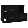 Mesita de noche negra 60x39x45 cm de vidaXL, Mesitas de noche - Ref: Foro24-816361, Precio: 61,61 €, Descuento: %