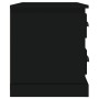 Mesita de noche negra 60x39x45 cm de vidaXL, Mesitas de noche - Ref: Foro24-816361, Precio: 61,61 €, Descuento: %
