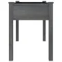 Planter with solid gray fir wood lining 118x59x76 cm by vidaXL, Pots and planters - Ref: Foro24-364235, Price: 83,79 €, Disco...