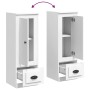 Aparador alto madera contrachapada blanco 36x35,5x103,5 cm de vidaXL, Aparadores - Ref: Foro24-816304, Precio: 73,80 €, Descu...