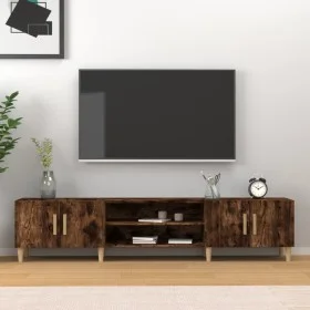 TV-Möbel Sperrholz Räuchereiche 180x31,5x40cm von vidaXL, TV-Möbel - Ref: Foro24-816261, Preis: 103,39 €, Rabatt: %