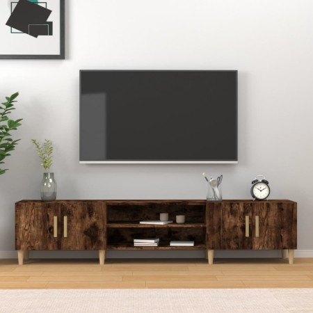 TV-Möbel Sperrholz Räuchereiche 180x31,5x40cm von vidaXL, TV-Möbel - Ref: Foro24-816261, Preis: 105,42 €, Rabatt: %