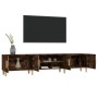 TV-Möbel Sperrholz Räuchereiche 180x31,5x40cm von vidaXL, TV-Möbel - Ref: Foro24-816261, Preis: 105,42 €, Rabatt: %