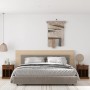 Mesitas de noche 2 unidades color roble marrón 43x36x50 cm de vidaXL, Mesitas de noche - Ref: Foro24-816359, Precio: 67,17 €,...