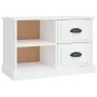 Glossy white plywood TV cabinet 73x35.5x47.5 cm by vidaXL, TV Furniture - Ref: Foro24-816170, Price: 43,74 €, Discount: %