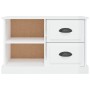 Hochglanzweißer TV-Schrank aus Sperrholz, 73 x 35,5 x 47,5 cm von vidaXL, TV-Möbel - Ref: Foro24-816170, Preis: 43,74 €, Raba...