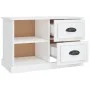 Hochglanzweißer TV-Schrank aus Sperrholz, 73 x 35,5 x 47,5 cm von vidaXL, TV-Möbel - Ref: Foro24-816170, Preis: 43,74 €, Raba...