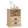 Mesitas de noche 2 unidades color roble Sonoma 43x36x60 cm de vidaXL, Mesitas de noche - Ref: Foro24-816335, Precio: 93,59 €,...