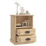 Mesitas de noche 2 unidades color roble Sonoma 43x36x60 cm de vidaXL, Mesitas de noche - Ref: Foro24-816335, Precio: 93,59 €,...
