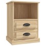 Mesitas de noche 2 unidades color roble Sonoma 43x36x60 cm de vidaXL, Mesitas de noche - Ref: Foro24-816335, Precio: 93,59 €,...