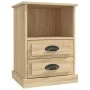 Nachttische 2 Einheiten Sonoma-Eiche Farbe 43x36x60 cm von vidaXL, Nachttische - Ref: Foro24-816335, Preis: 92,37 €, Rabatt: %