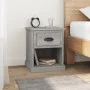 Mesita de noche madera contrachapada gris Sonoma 39x39x47,5 cm de vidaXL, Mesitas de noche - Ref: Foro24-816140, Precio: 39,3...