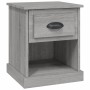 Mesita de noche madera contrachapada gris Sonoma 39x39x47,5 cm de vidaXL, Mesitas de noche - Ref: Foro24-816140, Precio: 39,7...