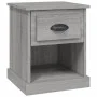 Mesita de noche madera contrachapada gris Sonoma 39x39x47,5 cm de vidaXL, Mesitas de noche - Ref: Foro24-816140, Precio: 39,3...